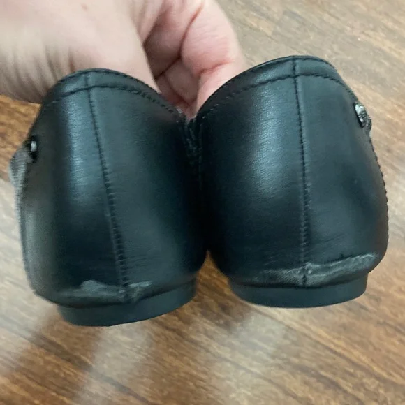 Coach Women's Black and Gray Patterned Flats Sz 9.5 - Picture 6 of 7